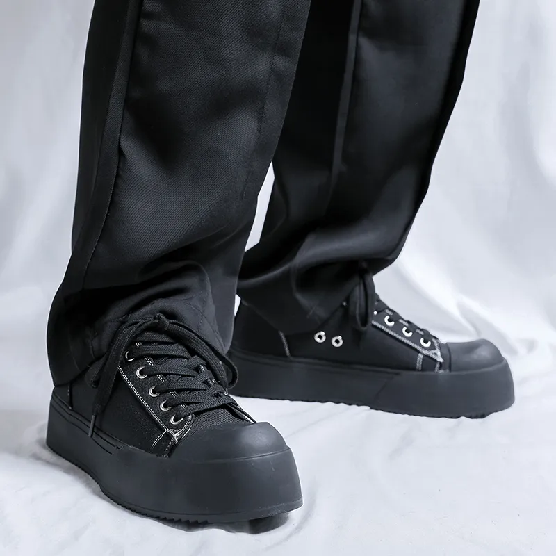 Dounkol Get Cool Height Increasing Low Top Canvas Shoes Unisex-10