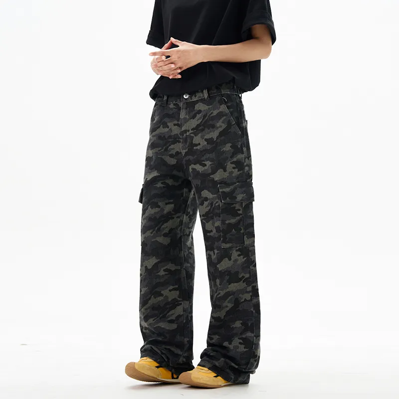 Dounkol Cargo Pants Men Camouflage-2