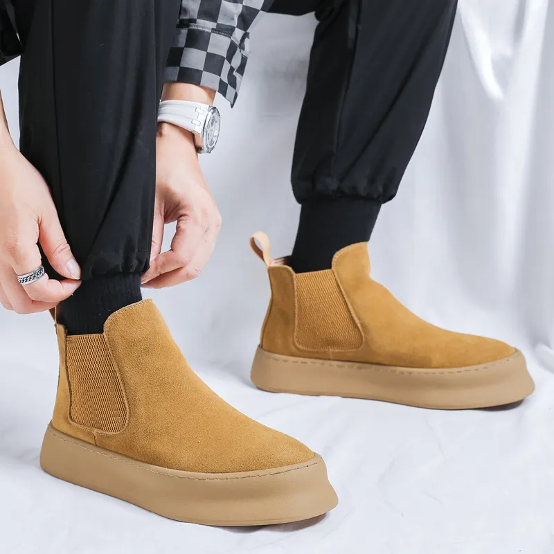 Dounkol Smart And Cool Ankle-Length Chelsea Boots 4cm Men-6