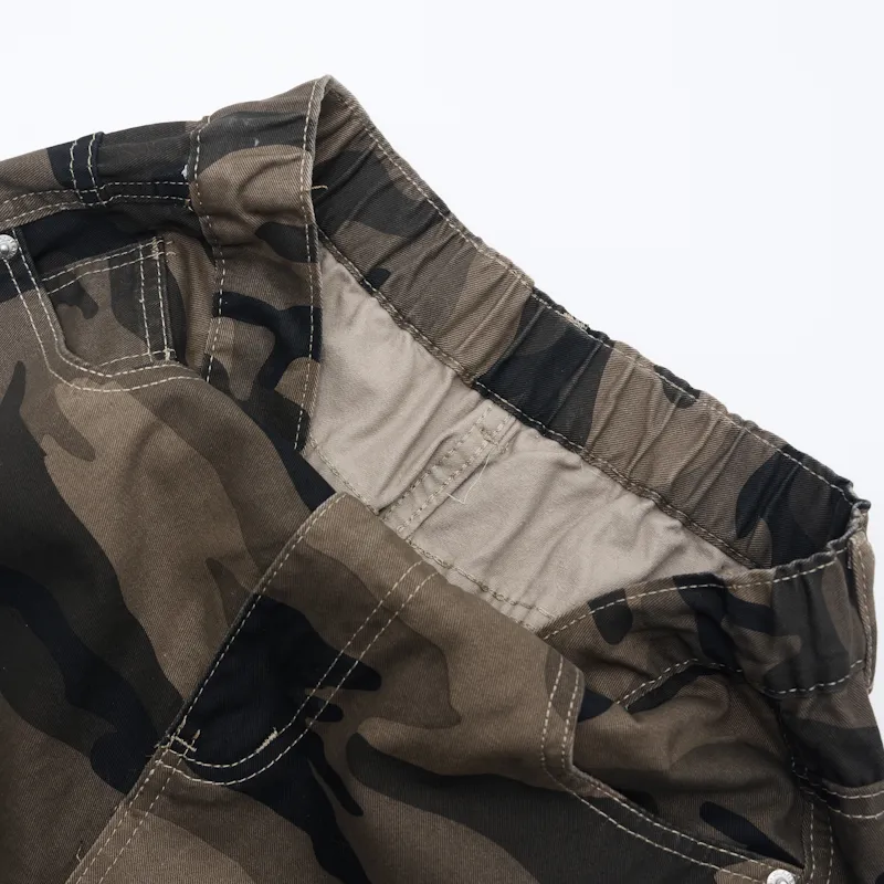 Dounkol Cargo Pants Unisex Camouflage Pants-5