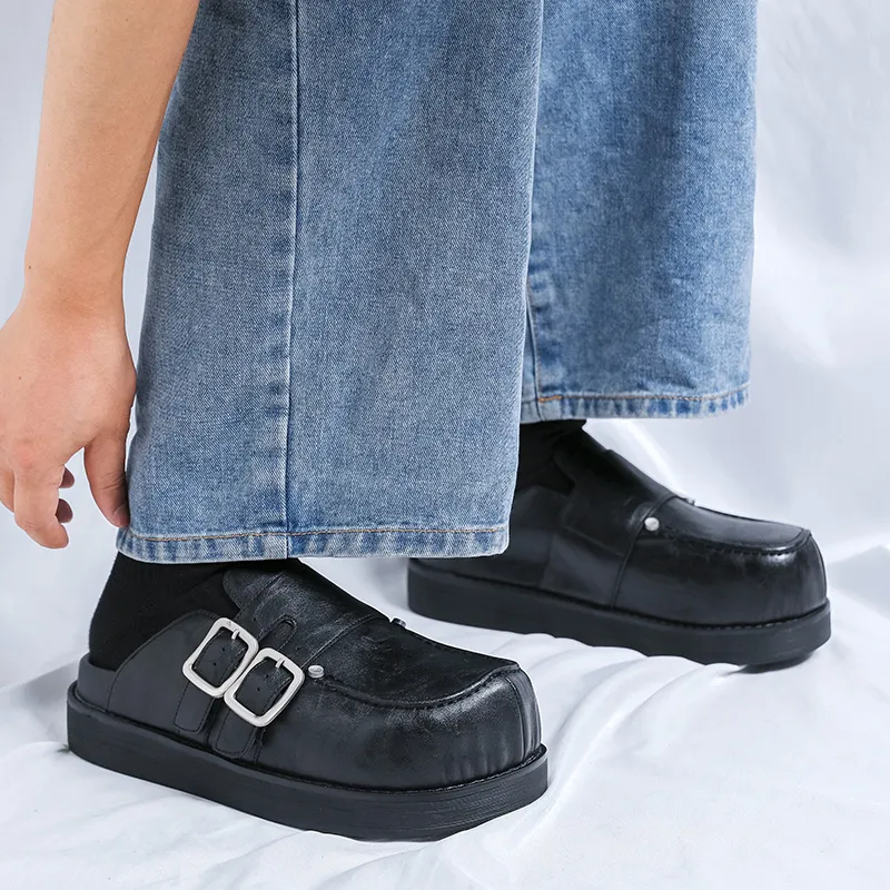 Dounkol Closed Toe Slippers Unisex Black-5