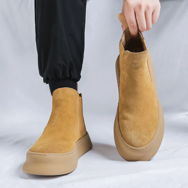 Dounkol Smart And Cool Ankle-Length Chelsea Boots 4cm Men-5