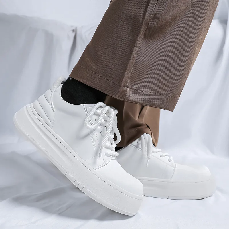 Dounkol Smart And Cool Casual Shoes Men's White-6