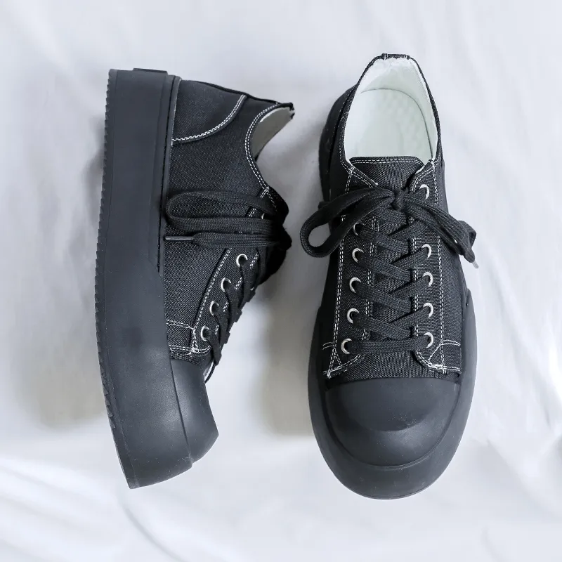 Dounkol Get Cool Height Increasing Low Top Canvas Shoes Unisex-11