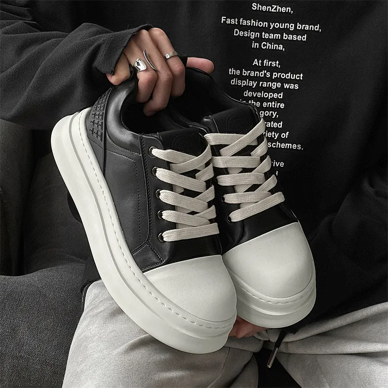 Dounkol Get Cool Height Increasing Low Top Skateboard Shoes Unisex-4