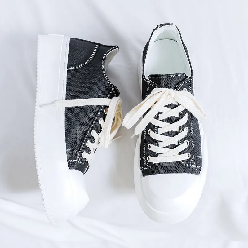 Dounkol Get Cool Height Increasing Low Top Canvas Shoes Unisex-5