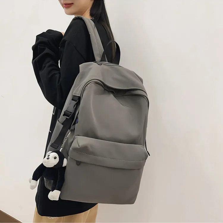 GEERDUN Nylon Backpack Large Size Unisex Black/Green/Gray/Yellow/Blue-7