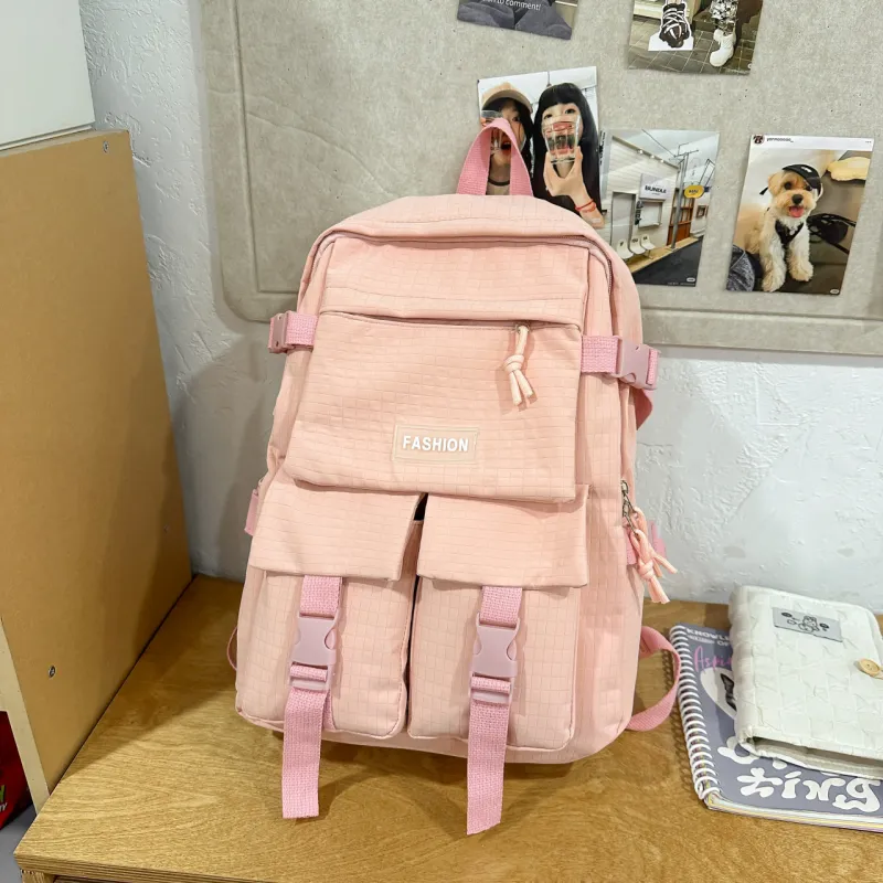 GEERDUN Nylon Backpack Unisex Multicolor-11