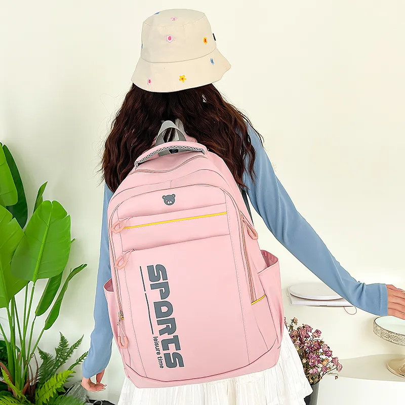 GEERDUN Nylon Backpack Unisex Multicolor-11