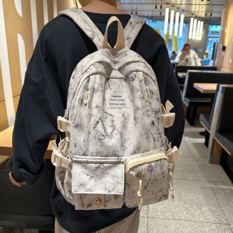 GEERDUN Nylon Backpack Unisex Multicolor-2