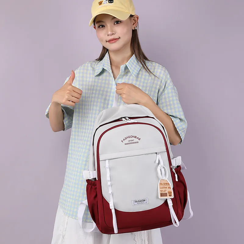 GEERDUN Nylon Backpack Unisex Multicolor-6