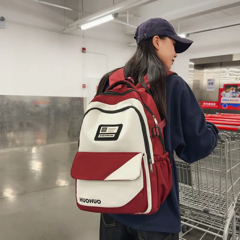 GEERDUN Nylon Backpack Unisex Multicolor-10