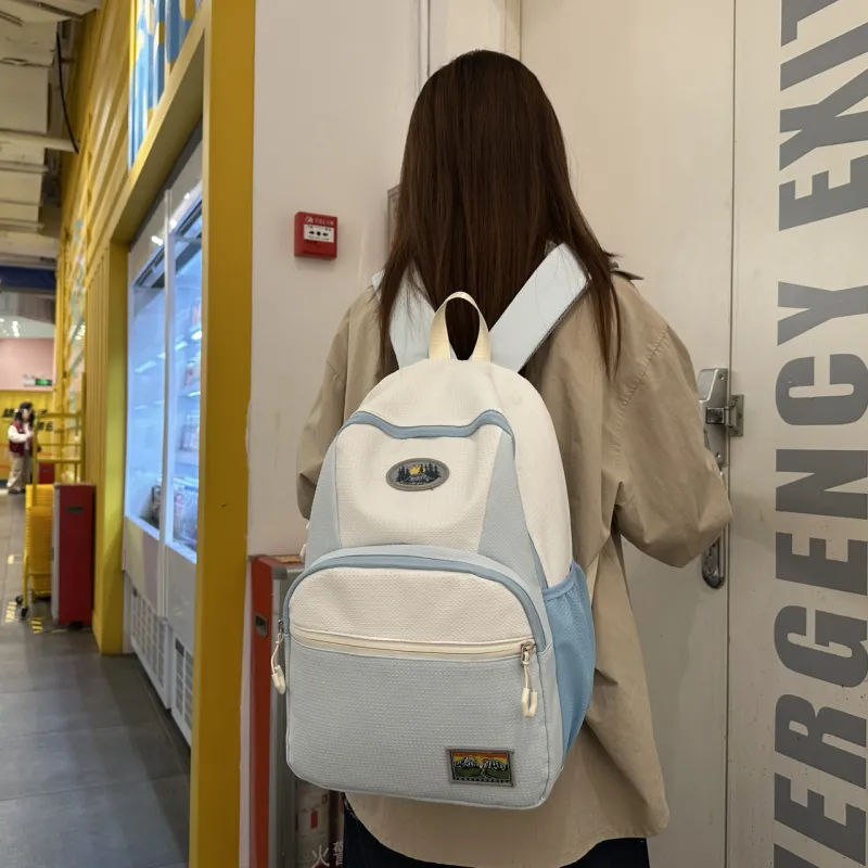 GEERDUN Nylon Backpack Unisex Multicolor-12
