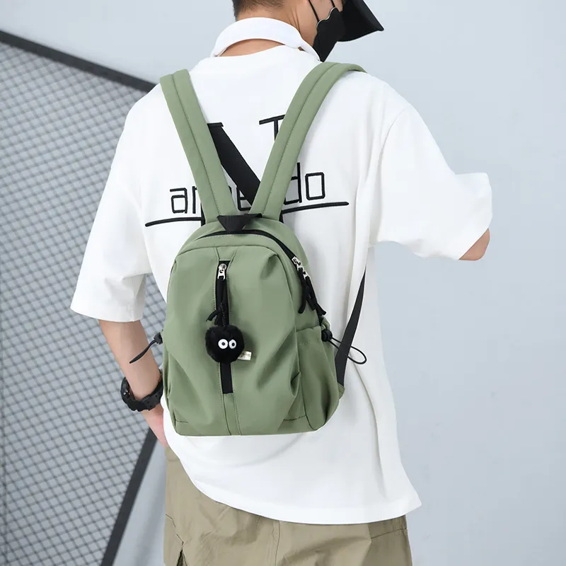 GEERDUN Waterproof Fabric Backpack Unisex Multicolor-12