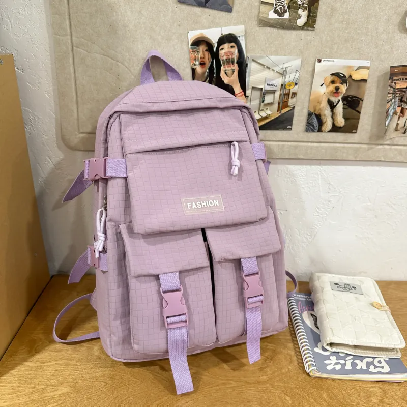 GEERDUN Nylon Backpack Unisex Multicolor-13
