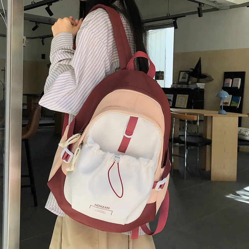 GEERDUN Nylon Backpack Unisex Multicolor-6