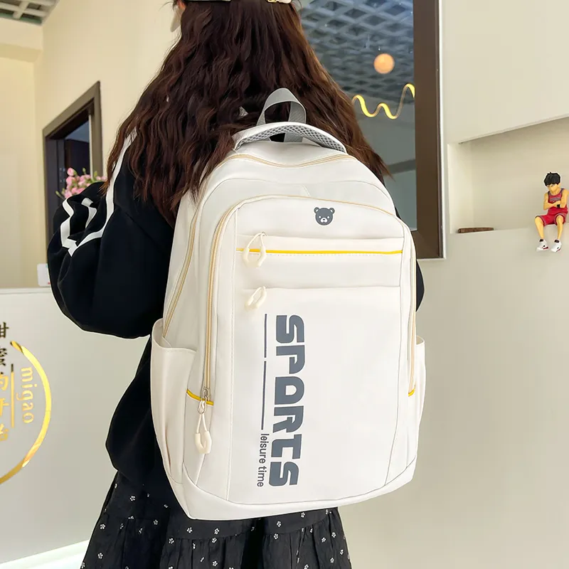 GEERDUN Nylon Backpack Unisex Multicolor-3