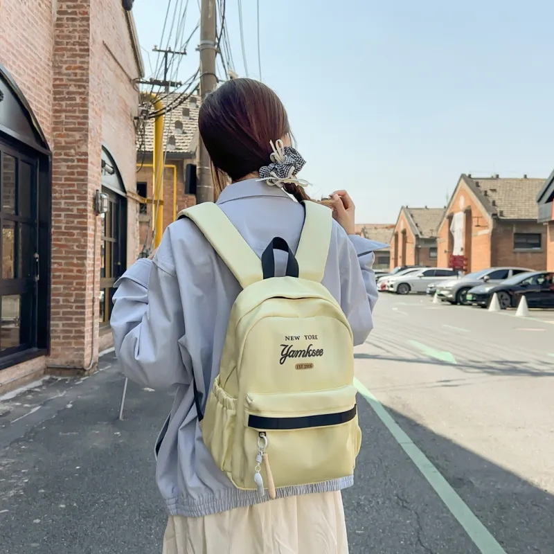 GEERDUN Nylon Backpack Regular Unisex Multicolor-9