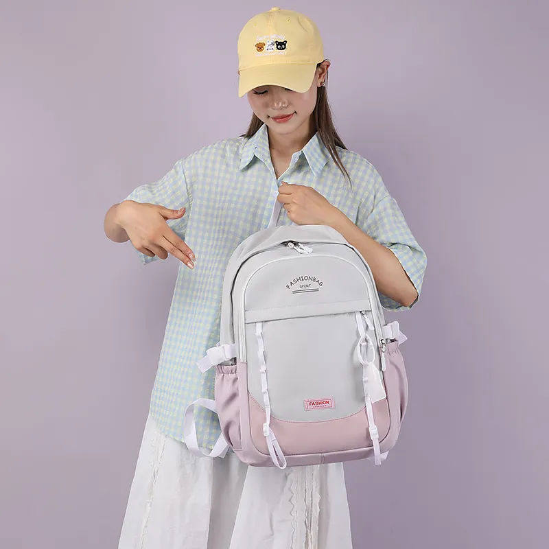 GEERDUN Nylon Backpack Unisex Multicolor-10