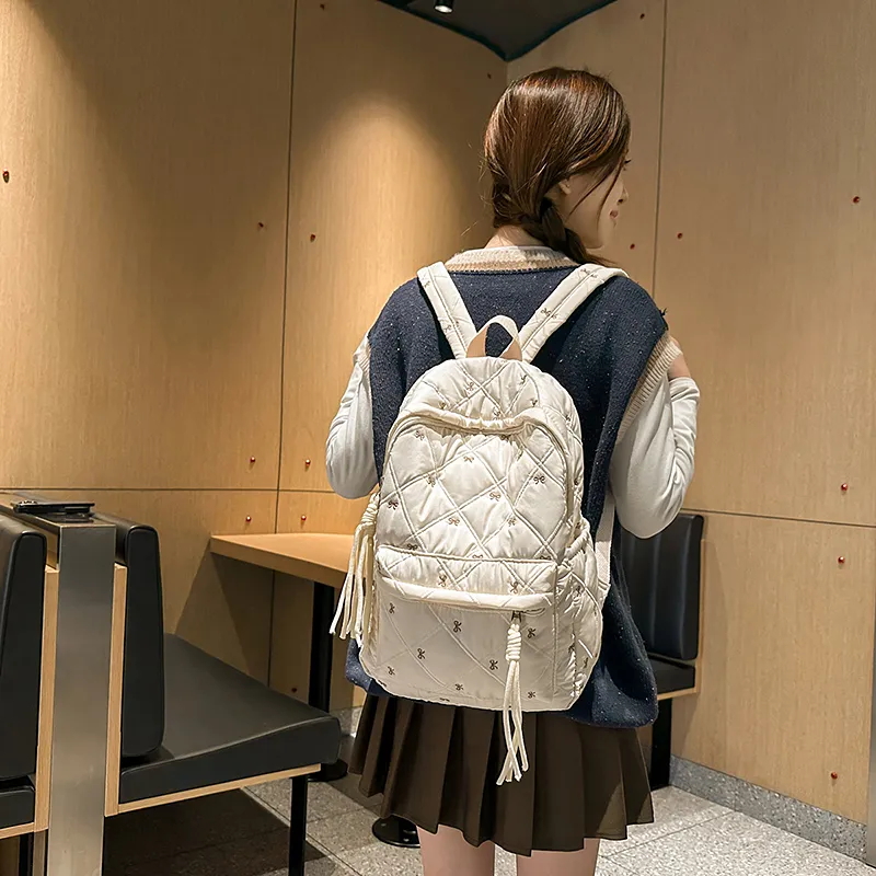GEERDUN Nylon Backpack Regular Women's Multicolor-2