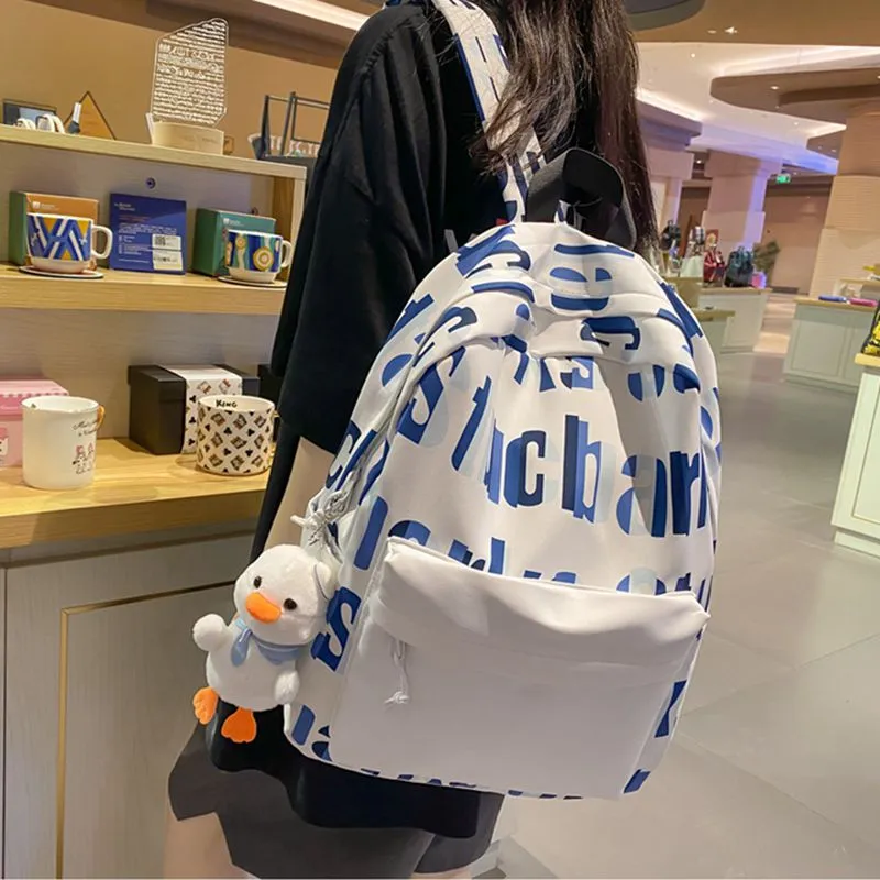 GEERDUN Nylon Backpack Regular Unisex Green/Blue-1