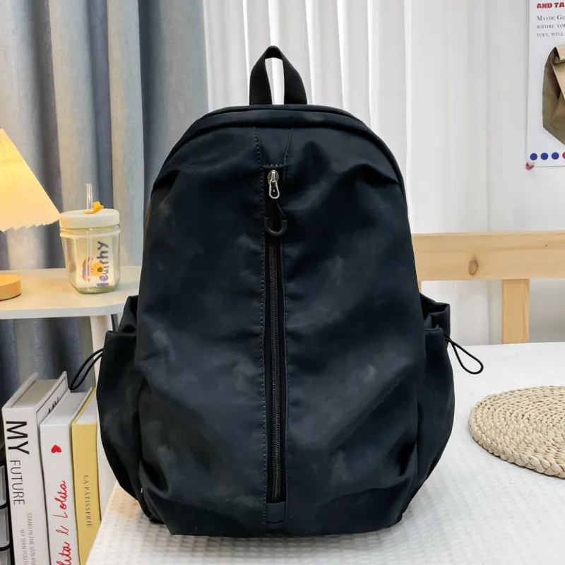 GEERDUN Nylon Backpack Unisex Ecru/Black/Burgundy/Khaki-3