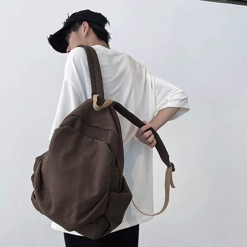 GEERDUN Canvas Backpack Unisex Multicolor-10