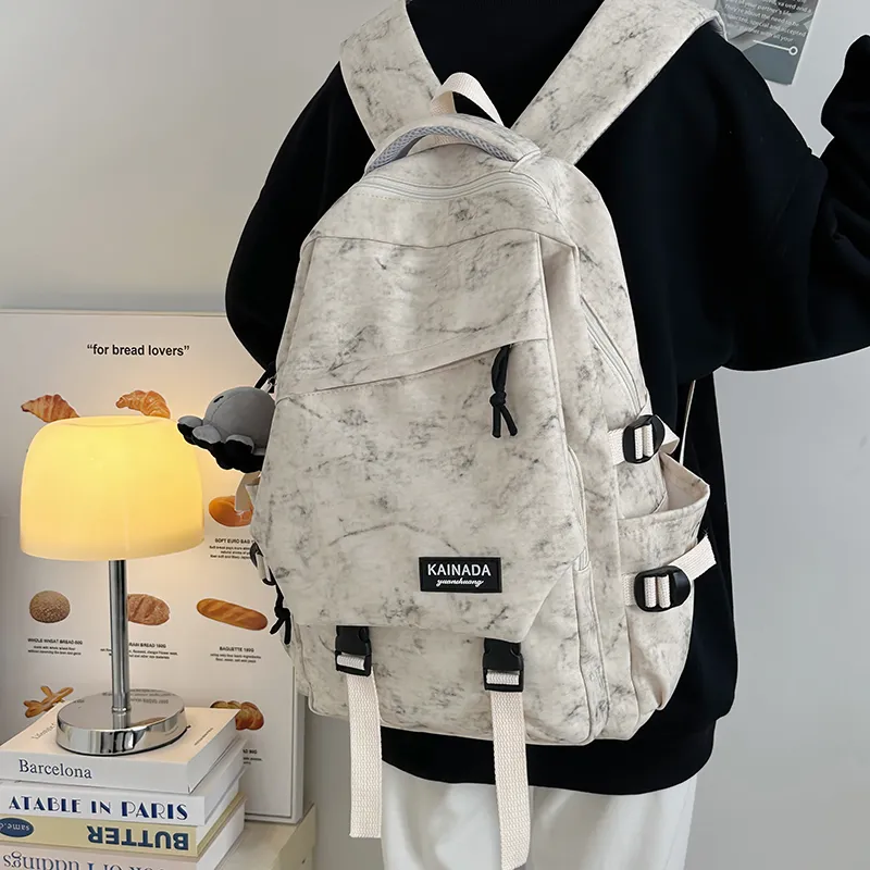 GEERDUN Nylon Backpack Unisex Multicolor-1