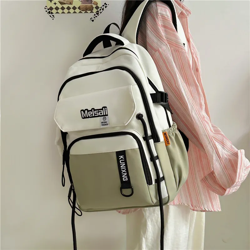 GEERDUN Nylon Backpack Unisex Multicolor-3
