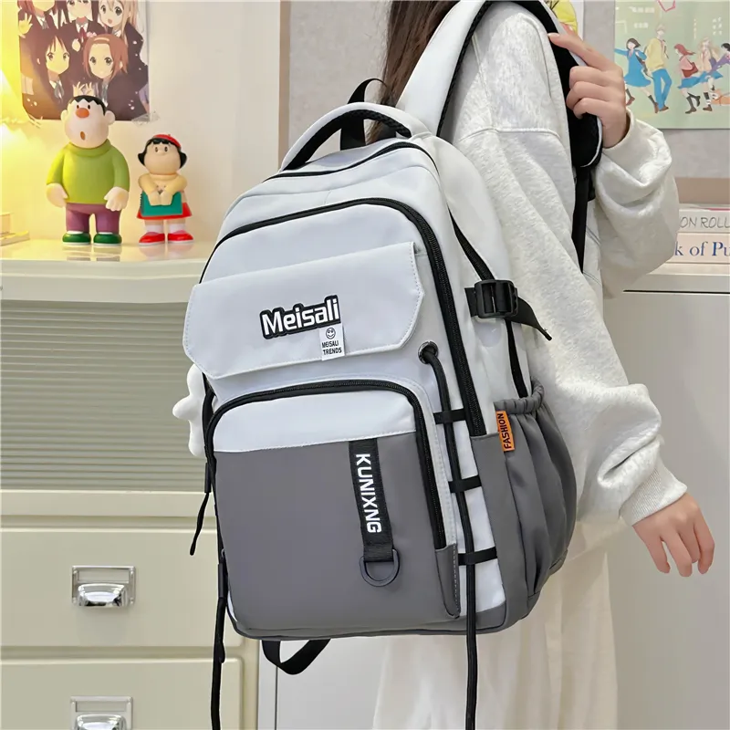 GEERDUN Nylon Backpack Unisex Multicolor-7