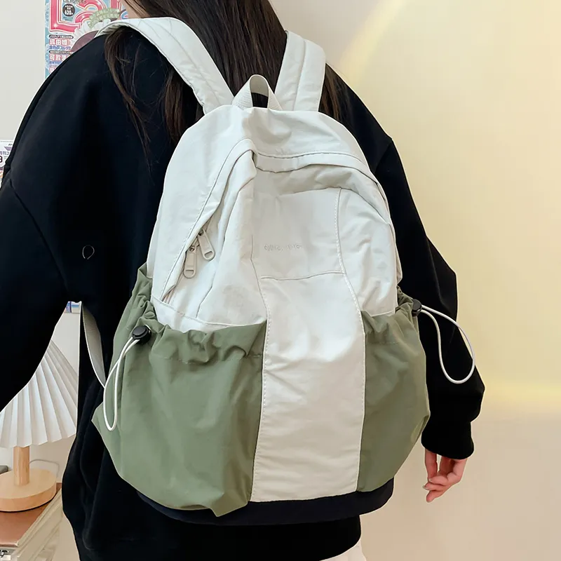 GEERDUN Nylon Backpack Unisex Multicolor-11