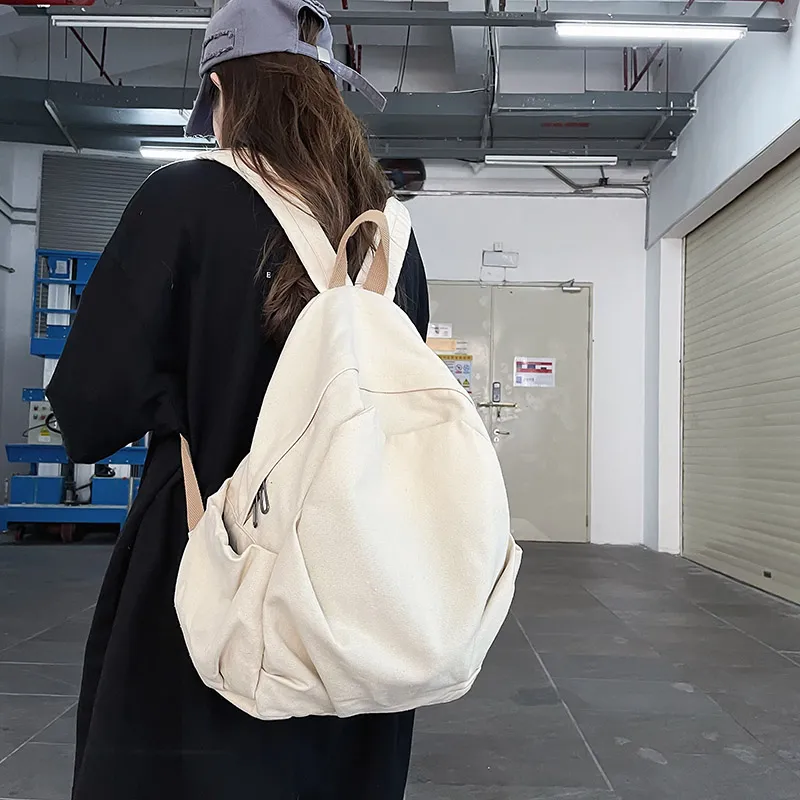 GEERDUN Canvas Backpack Unisex Multicolor-1