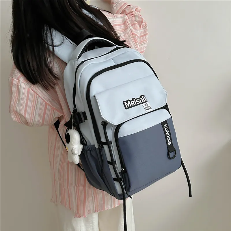 GEERDUN Nylon Backpack Unisex Multicolor-12
