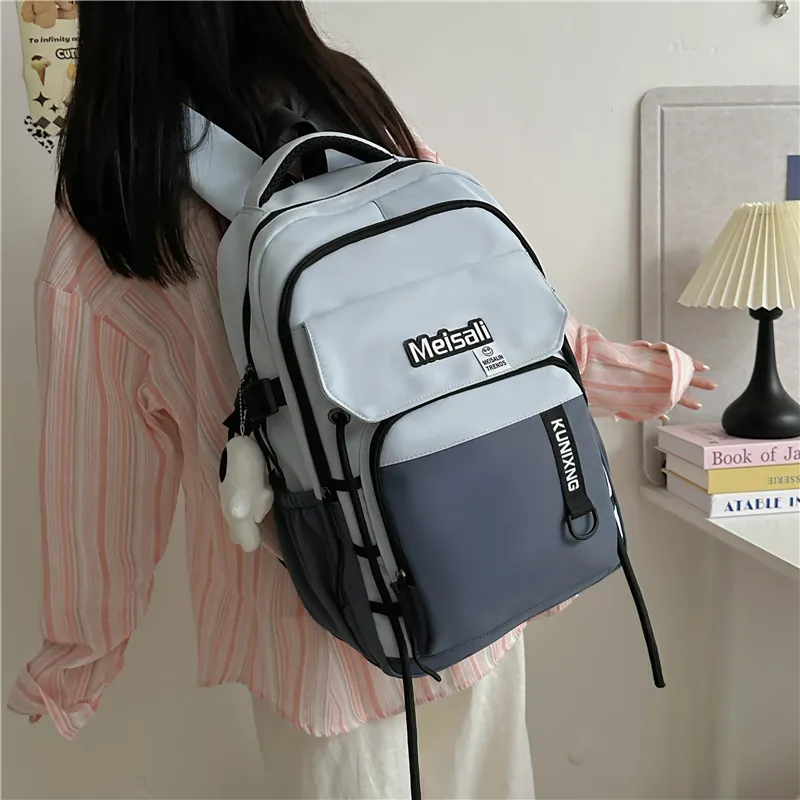 GEERDUN Nylon Backpack Unisex Multicolor-11