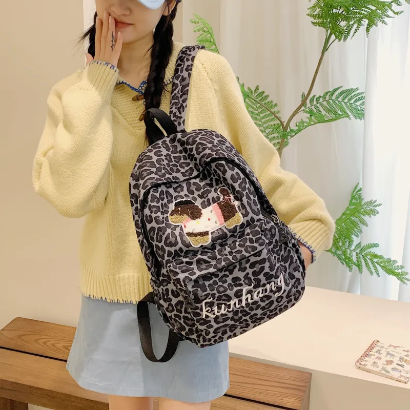 GEERDUN Fabric Backpack Regular Unisex Multicolor-5