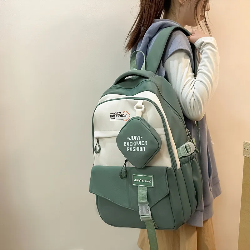 GEERDUN Nylon Backpack Unisex Multicolor-12
