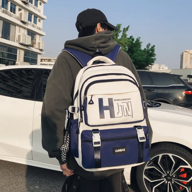 GEERDUN Nylon Backpack Unisex Multicolor-13