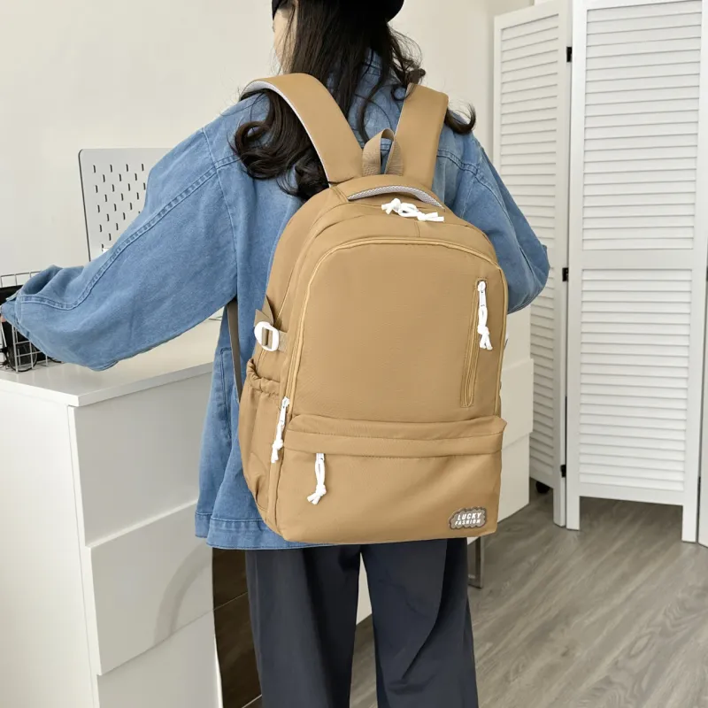 GEERDUN Nylon Backpack Unisex Multicolor-5
