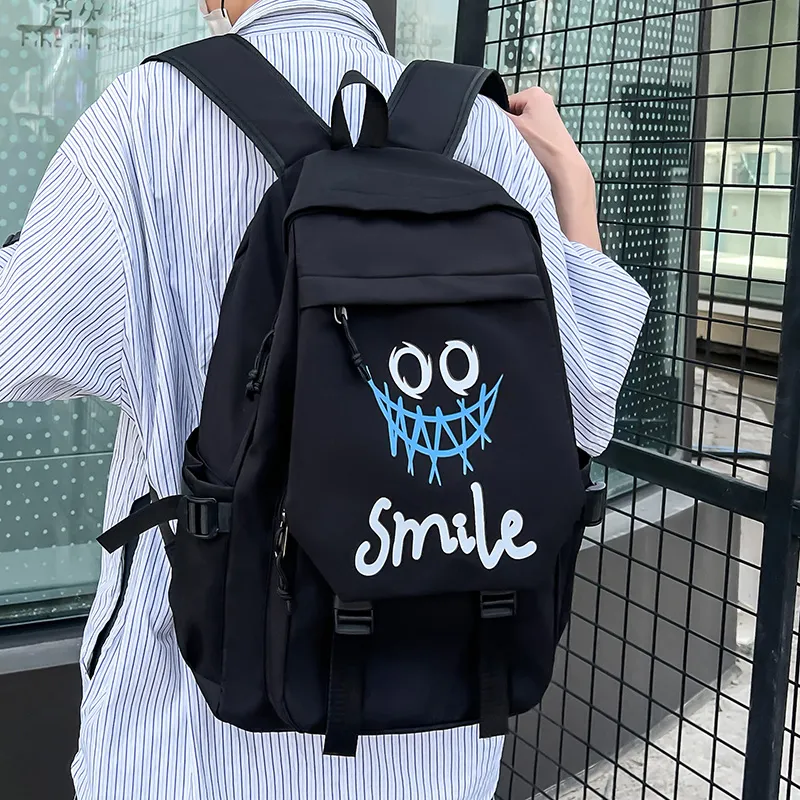 GEERDUN Composite Cloth Backpack Unisex White Style 1/White Style 2/Black Style 1/Black Style 2-1