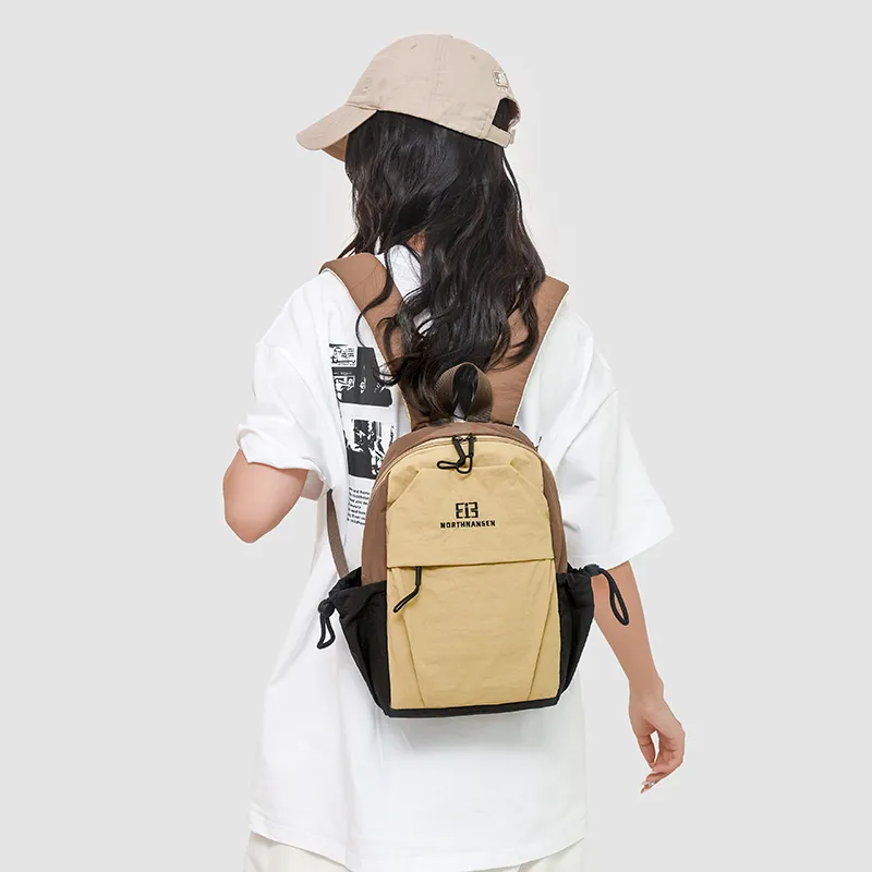 GEERDUN Nylon Backpack Unisex Multicolor-10