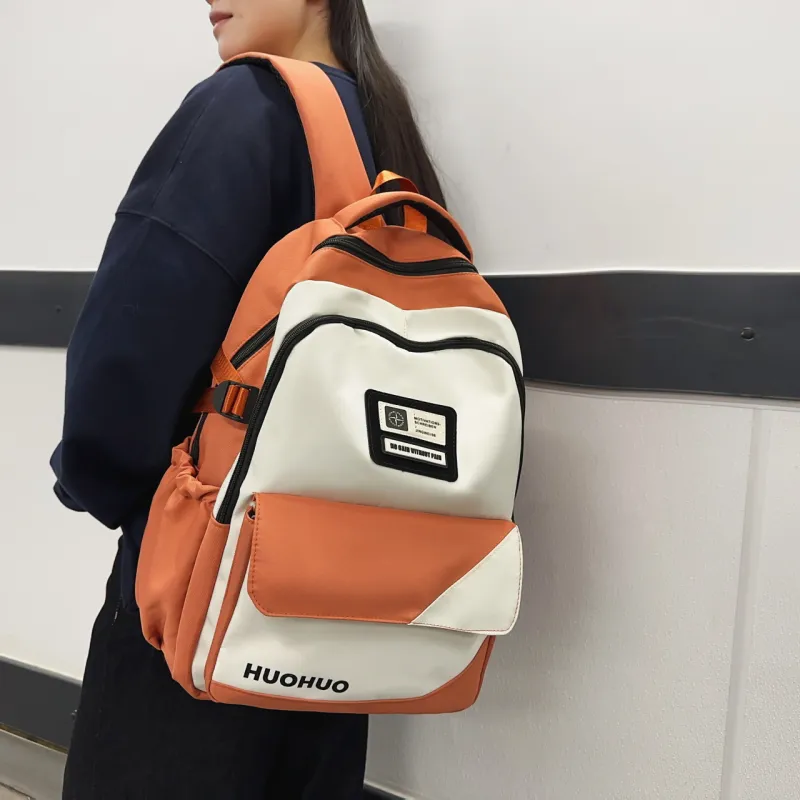 GEERDUN Nylon Backpack Unisex Multicolor-7