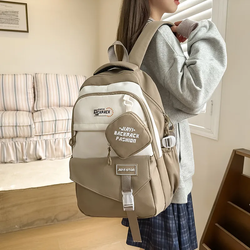 GEERDUN Nylon Backpack Unisex Multicolor-8