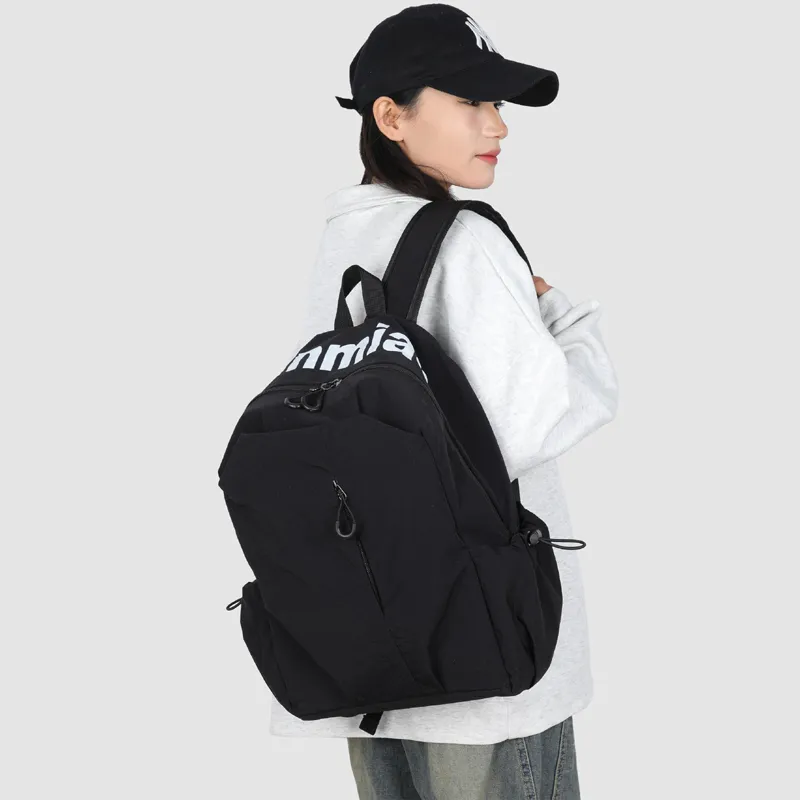 GEERDUN Abrasion Resistant Material Backpack Regular Unisex Ecru, Gray, Black, Green-14