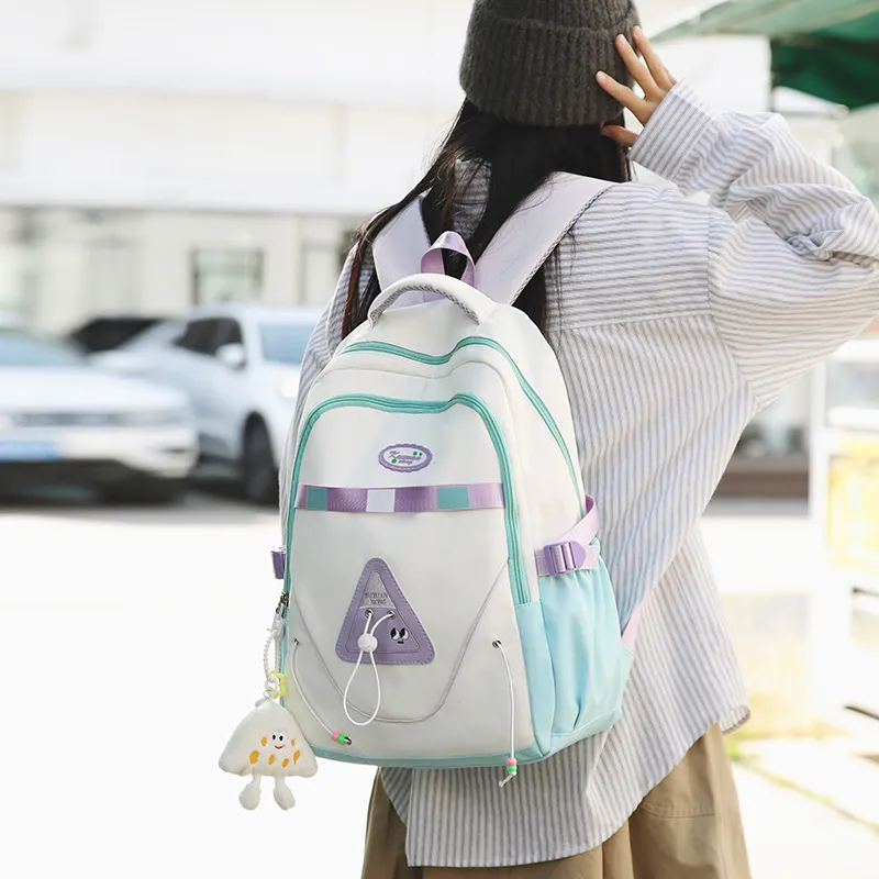GEERDUN Nylon Backpack Unisex Multicolor-13