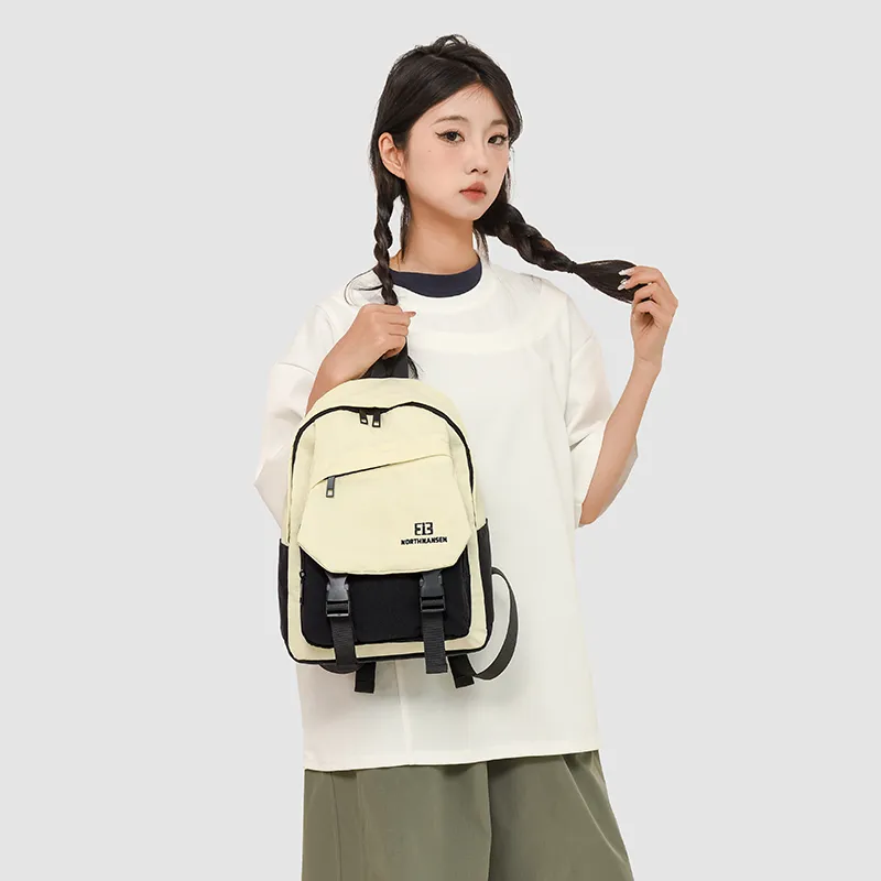 GEERDUN Nylon Backpack Unisex Multicolor-1