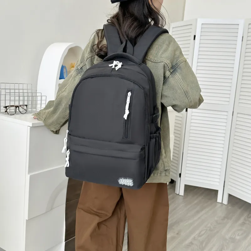 GEERDUN Nylon Backpack Unisex Multicolor-1