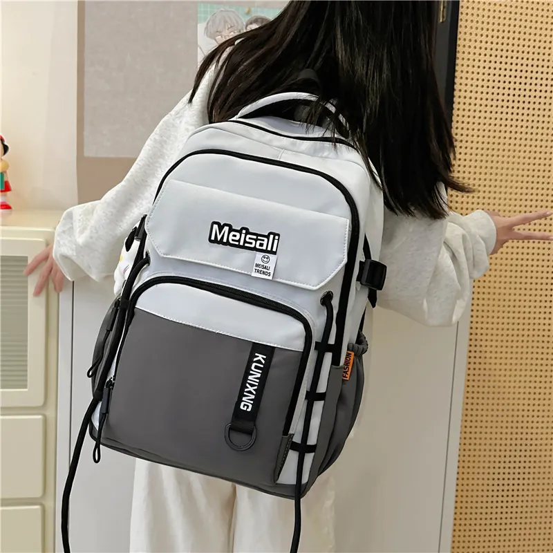GEERDUN Nylon Backpack Unisex Multicolor-9