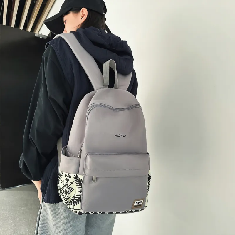 GEERDUN Nylon Backpack Unisex Multicolor-7
