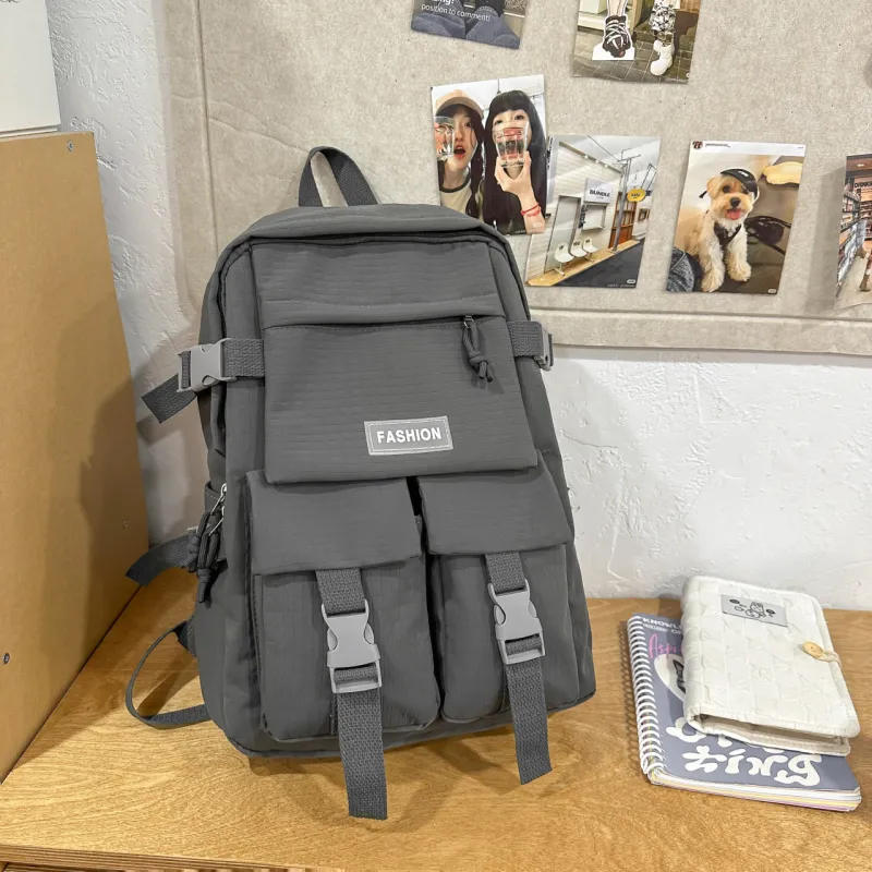 GEERDUN Nylon Backpack Unisex Multicolor-4