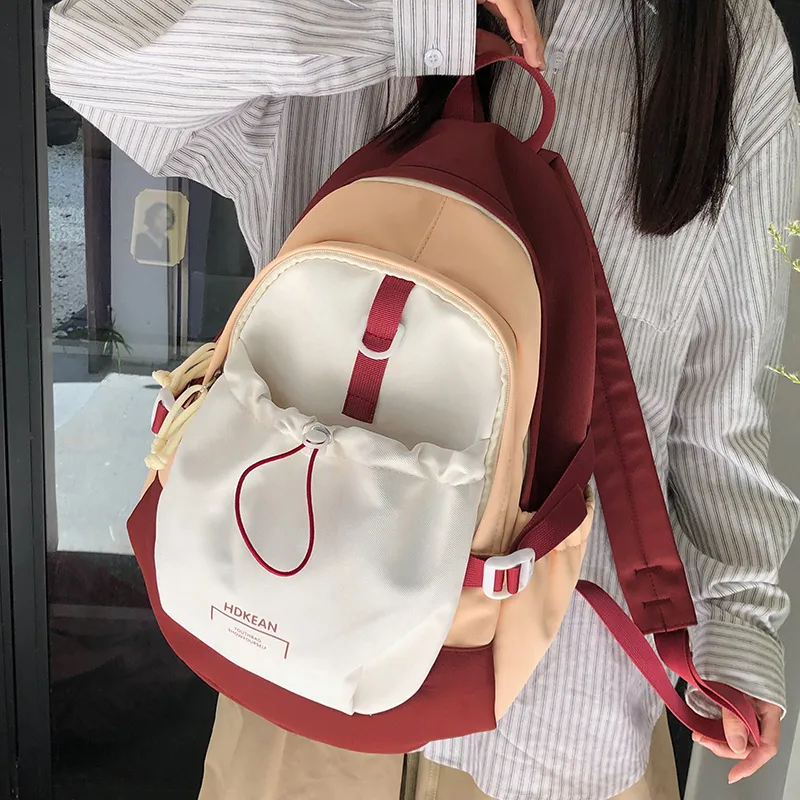 GEERDUN Nylon Backpack Unisex Multicolor-4